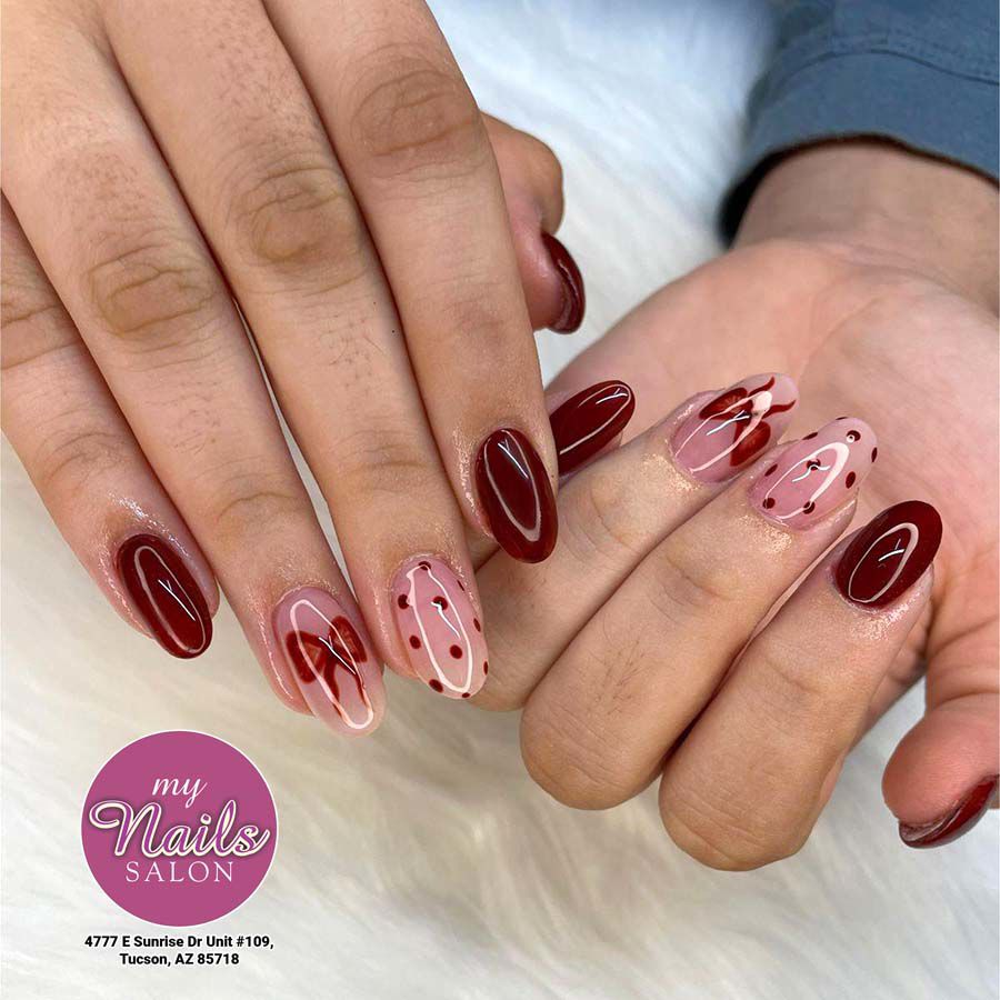Beautiful Valentine Nails
